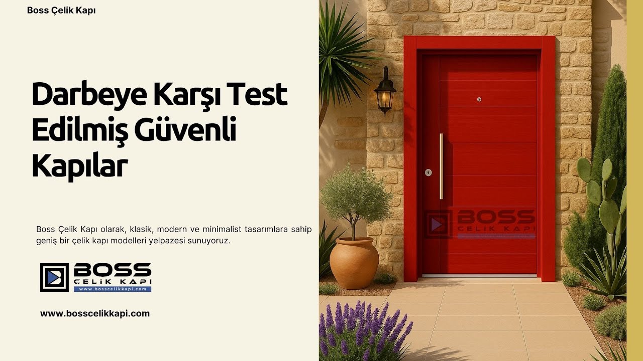 🛡️ Darbeye Karşı Test Edilmiş Güvenli Kapılar #celikkapi #villakapisi #interiordesign #decoration