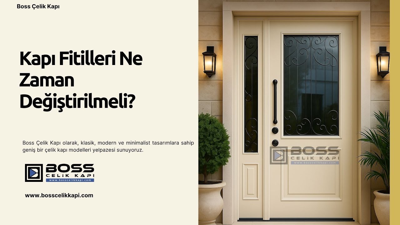 🧩 Kapı Fitilleri: Ne Zaman Değiştirilmeli? #celikkapi #villakapisi #interiordesign #homedecoration