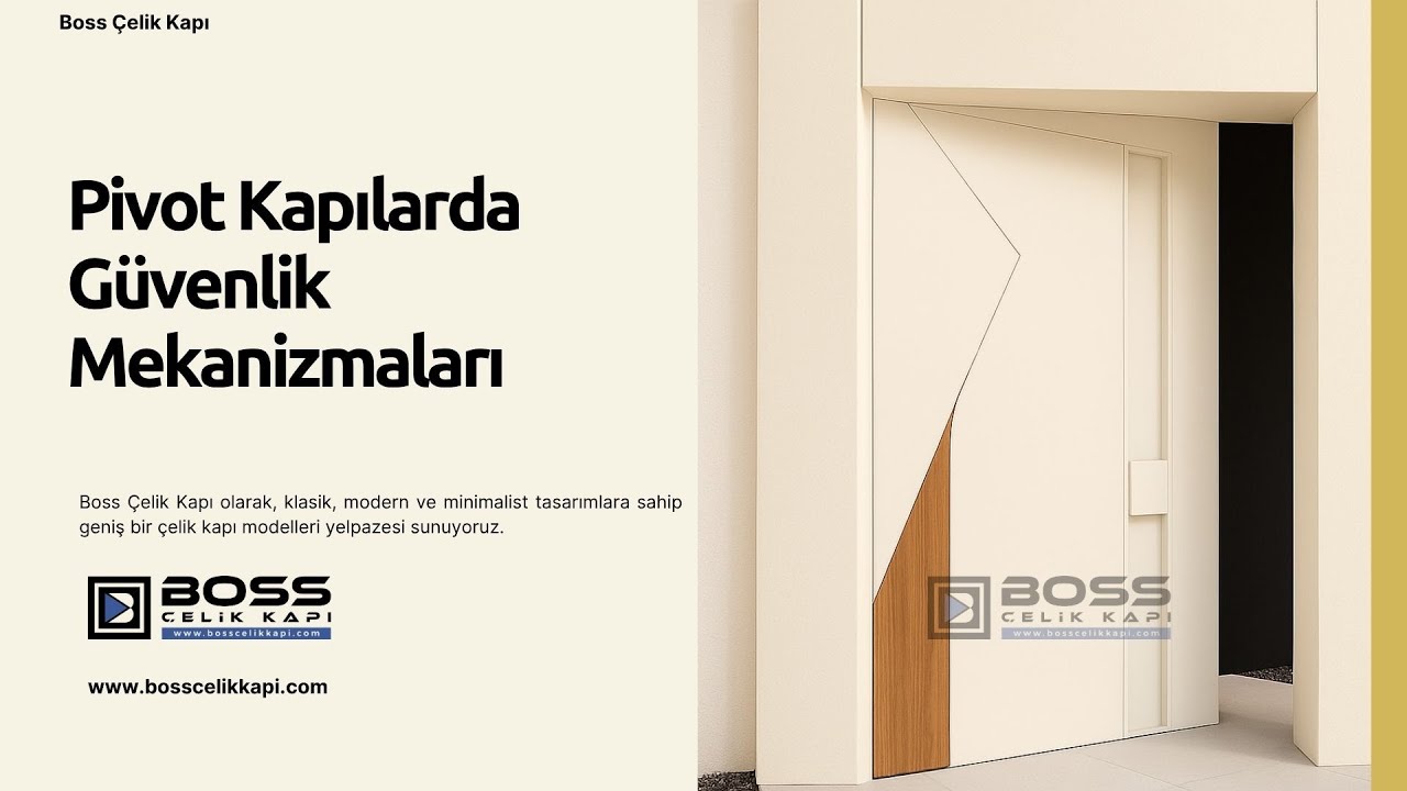 🔁 Pivot Kapılarda Güvenlik Mekanizmaları #celikkapi #villakapisi #interiordesign #homedecoration