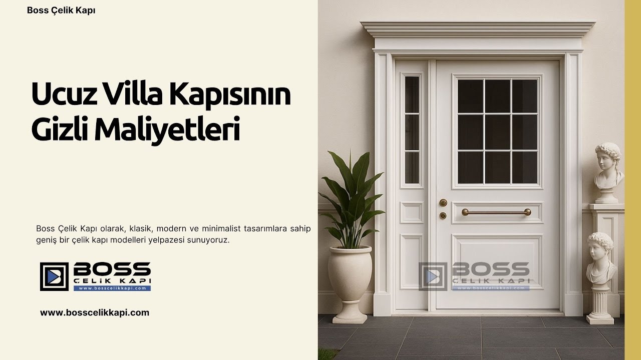 ⚠️ Ucuz Villa Kapısının Gizli Maliyetleri #celikkapi #villakapisi #interiordesign #homedecoration