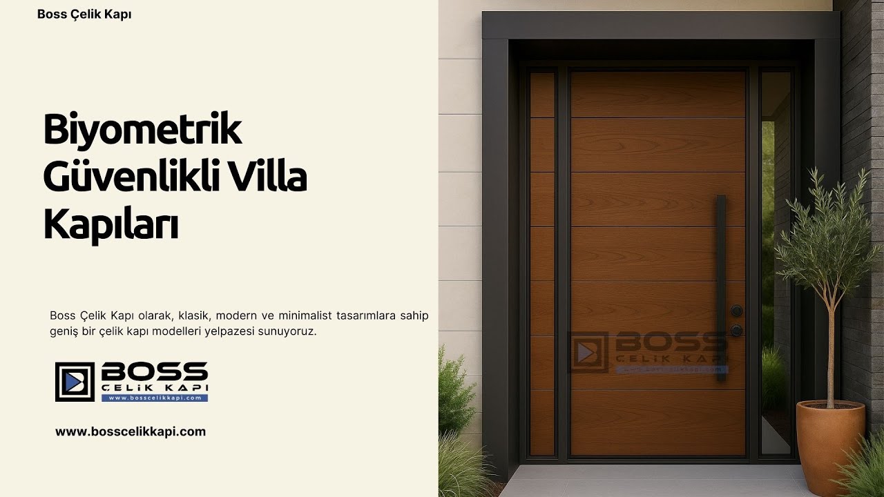 🔐 Biyometrik Güvenlikli Villa Kapıları #celikkapi #villakapisi #interiordesign #homedecoration