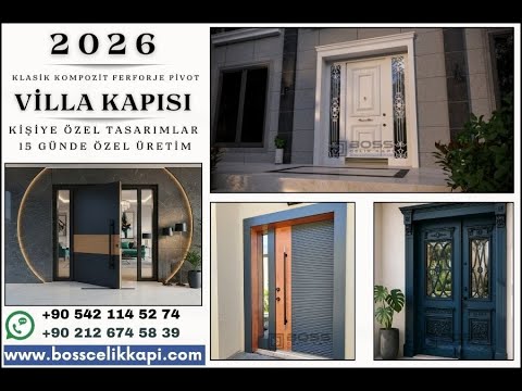 2026 Villa Kapısı Modelleri Fiyatları | BOSS Çelik Kapı | #homedecoration #villakapisi #celikkapi