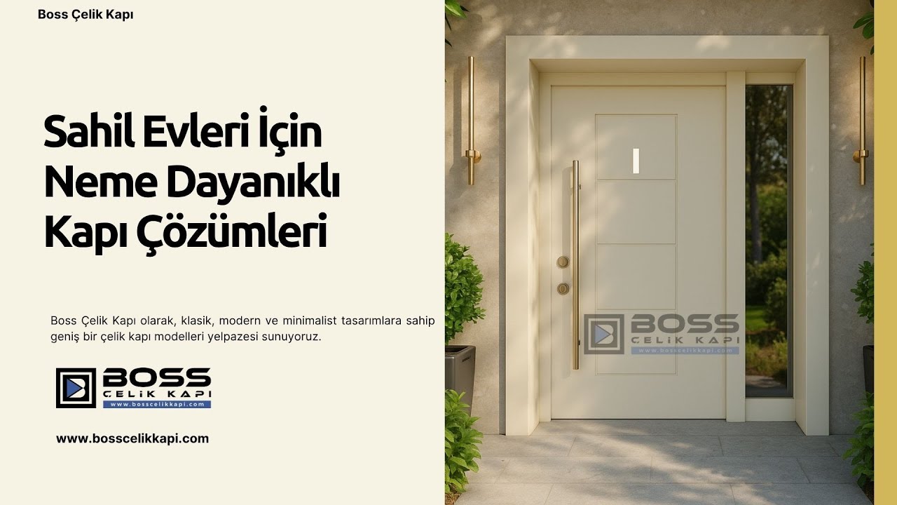 🌊 Sahil Evleri İçin Neme Dayanıklı Kapı Çözümleri #celikkapi #villakapisi #interiordesign #decor