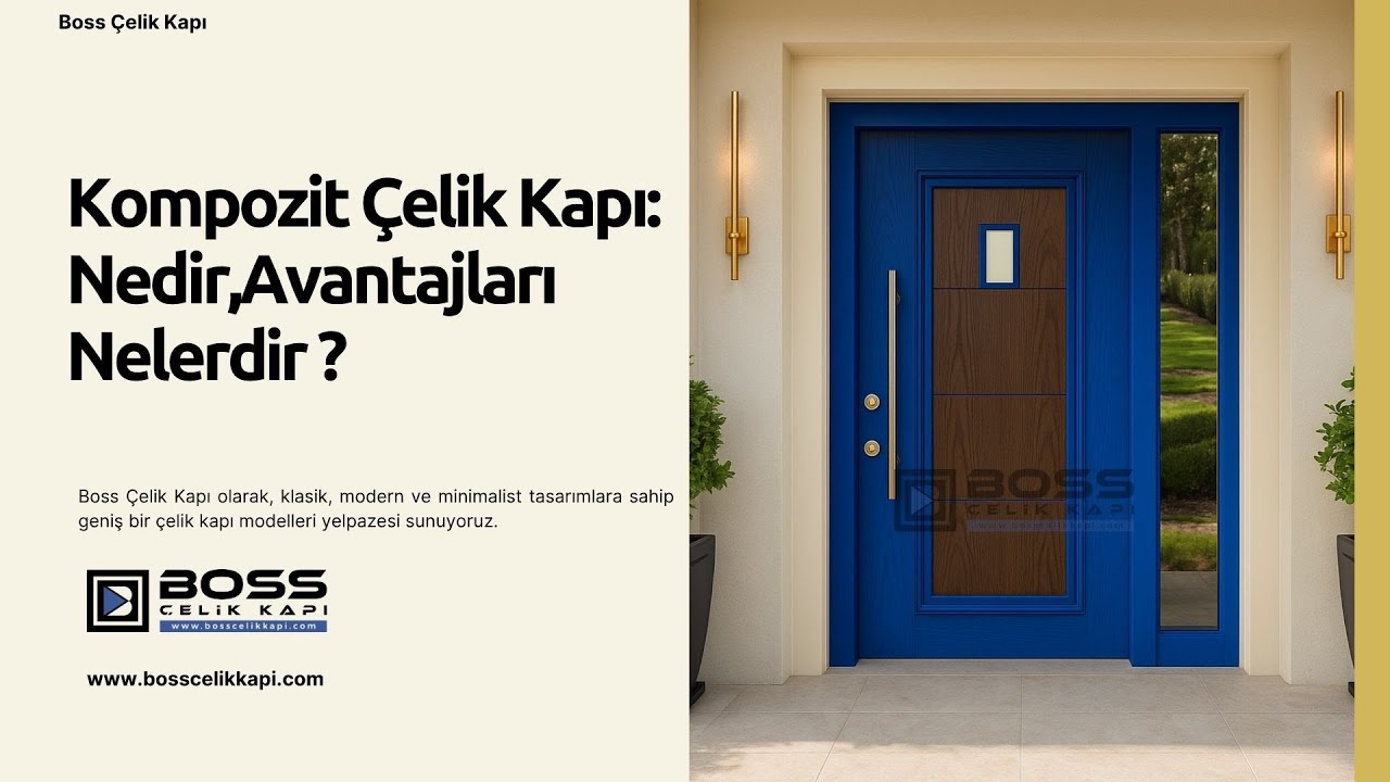 🧩 Kompozit Çelik Kapı: Nedir, Avantajları Nelerdir? #celikkapi #villakapisi #interiordesign #decor