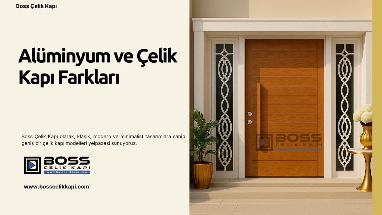 ⚔️ Alüminyum ve Çelik Kapı Farkları: Hangisi Daha Dayanıklı? #celikkapi #villakapisi #interiordesign
