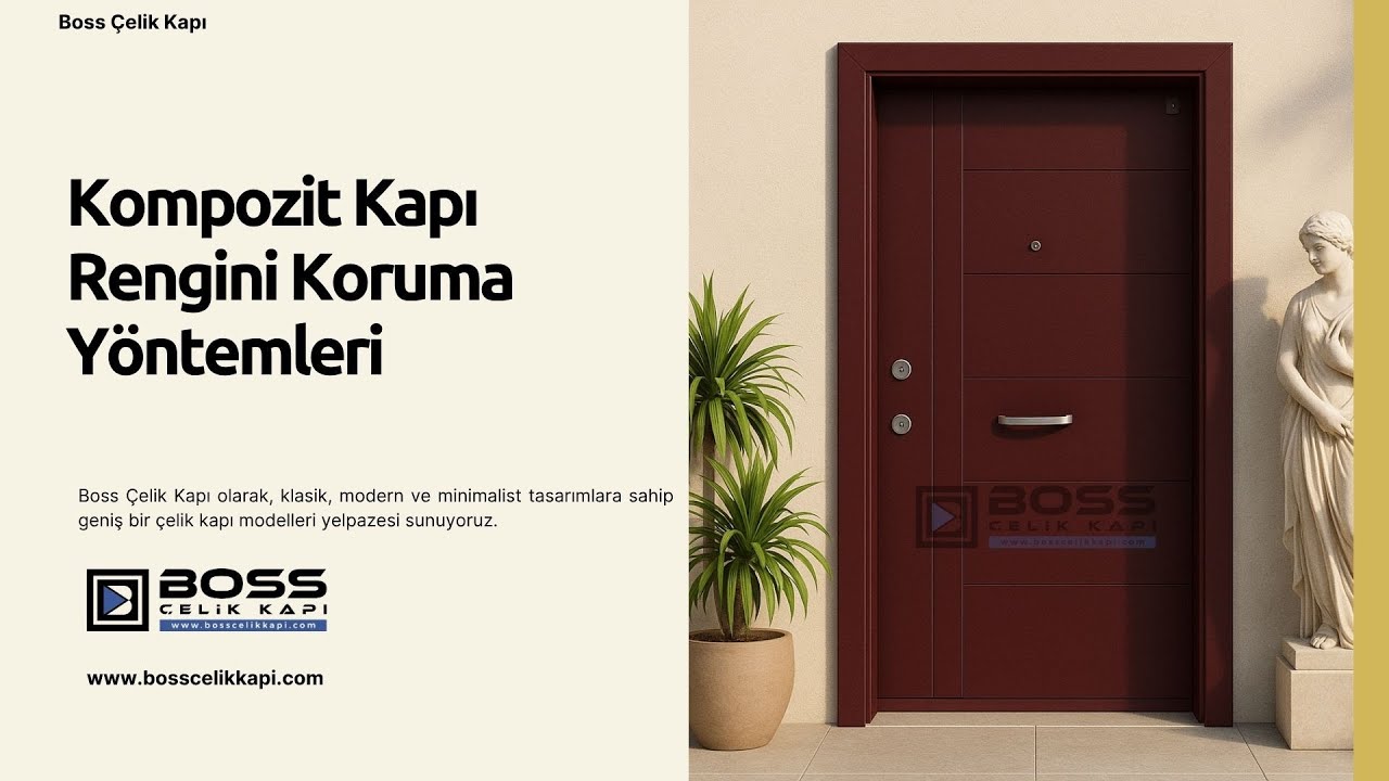 🎨 Kompozit Kapı Rengini Koruma Yöntemleri #celikkapi #villakapisi #homedecoration #interiordesign