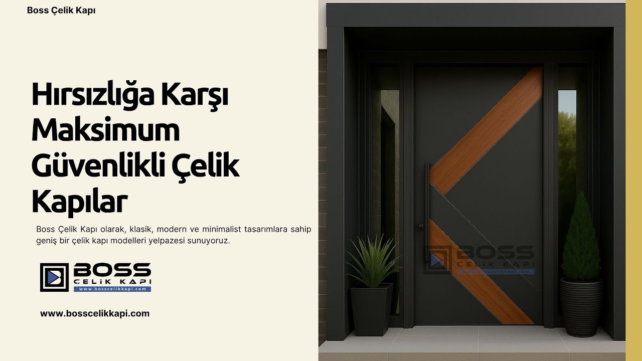 🛡️ Hırsızlığa Karşı Maksimum Güvenlikli Çelik Kapılar #celikkapi #villakapisi #interiordesign