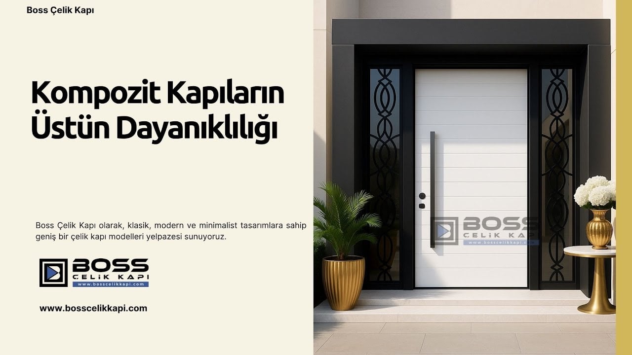 🧱 Kompozit Kapıların Üst Düzey Dayanıklılığı #celikkapi #villakapisi #interiordesign #dekorasyon