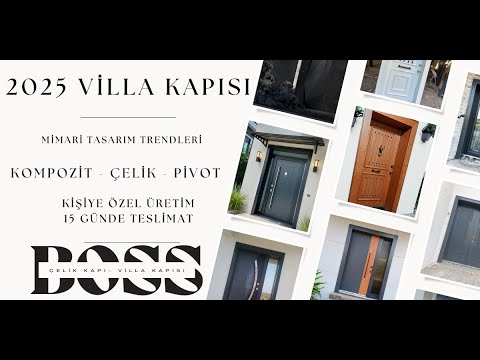 2025 Villa Kapısı Modelleri Öne Çıkan Tasarım Trendleri | Boss Çelik Kapı | #villakapisi #2025