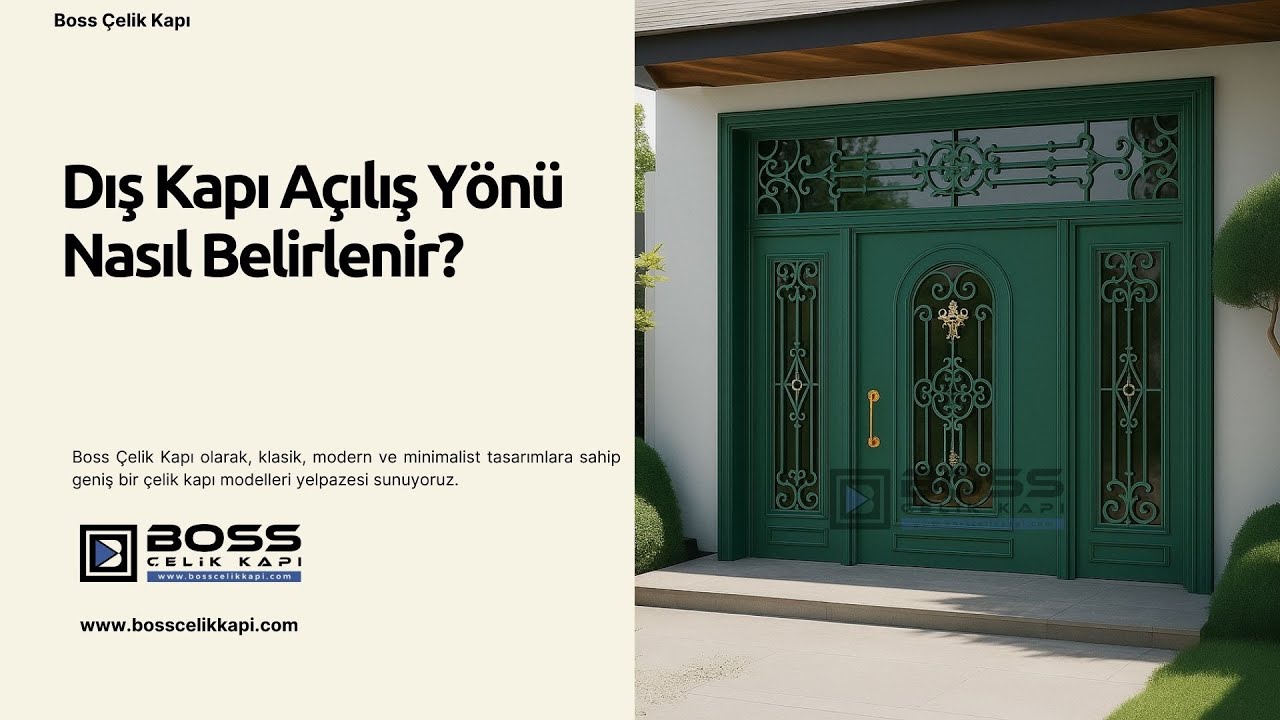 🚪 Dış Kapı Açılış Yönü Nasıl Belirlenir? #celikkapi #villakapisi #interiordesign #homedecoration