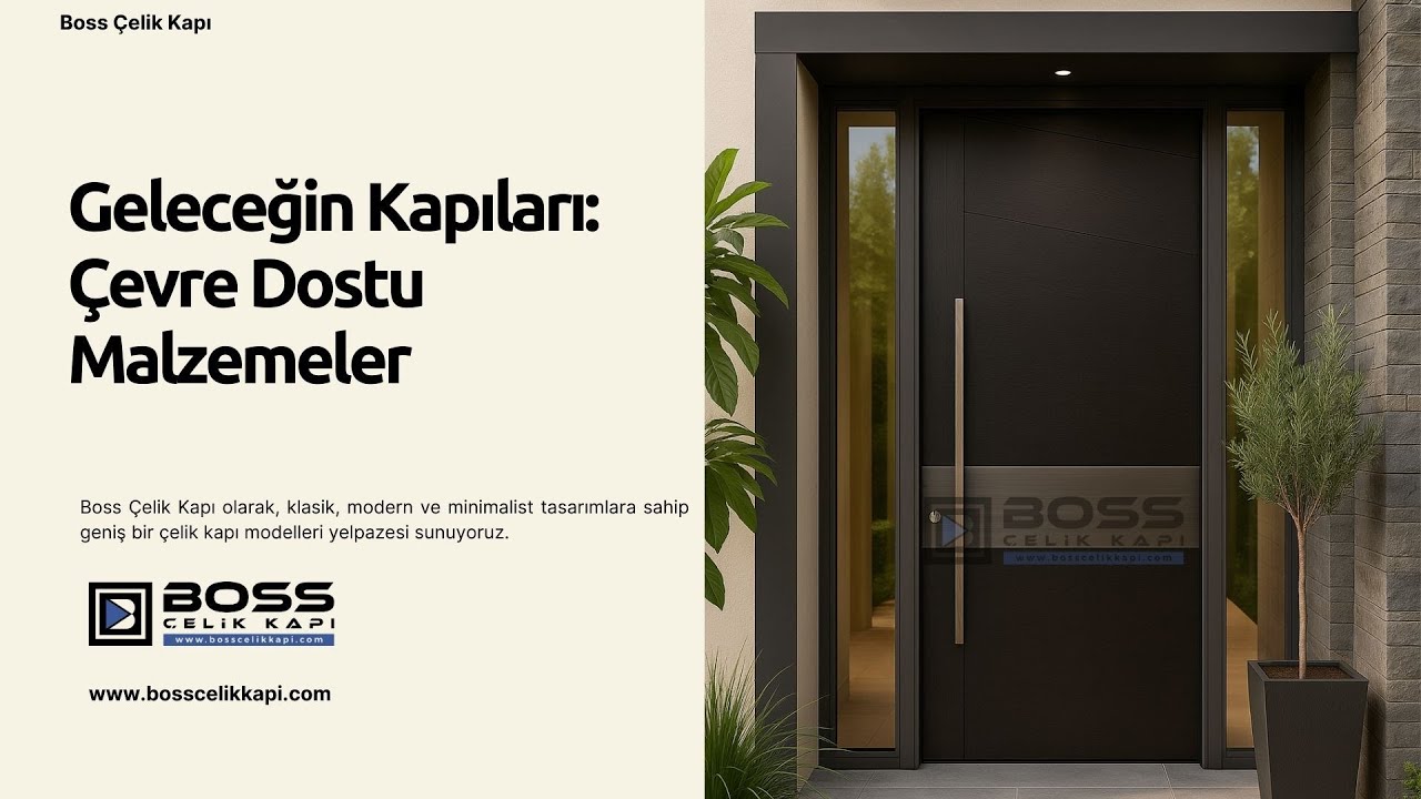 🌿 Geleceğin Kapıları: Çevre Dostu Malzemeler #villakapisi #celikkapi #interiordesign #homedecoration