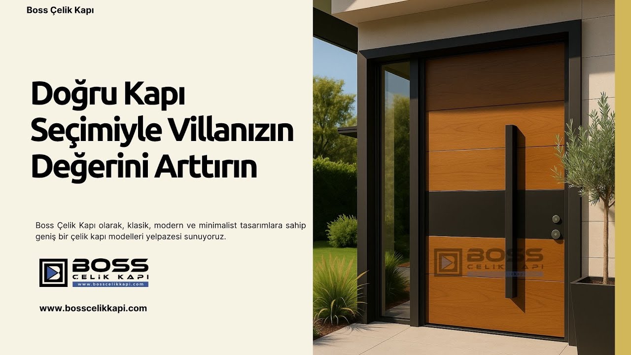 🏡 Doğru Kapı Seçimiyle Villanızın Değerini Artırın
