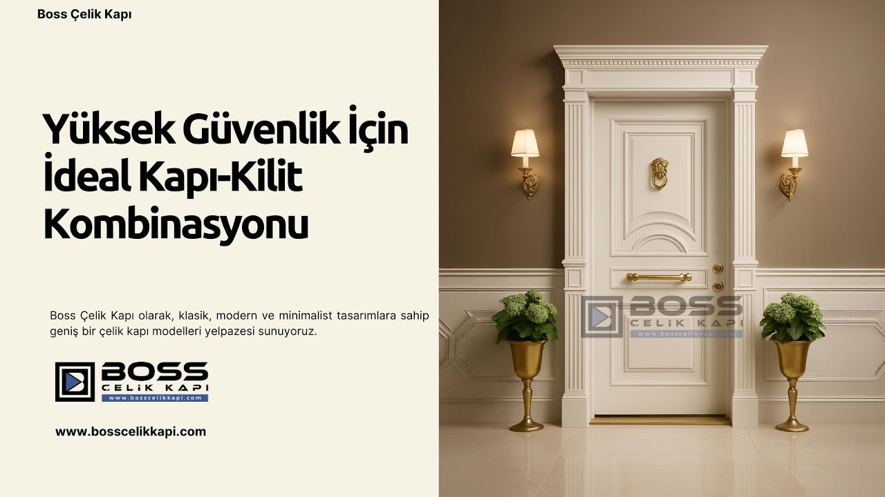 🔒 Yüksek Güvenlik İçin İdeal Kapı-Kilit Kombinasyonu #celikkapi #villakapisi #homedecoration #decor