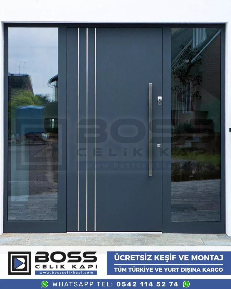 013 Boss Çelik Kapı Haustür, Haustürmodelle, haustüren, Preise für Haustüren, Haustüren Composite, Haustüre Villa, Villa Türmodelle, Haustür Stahl,