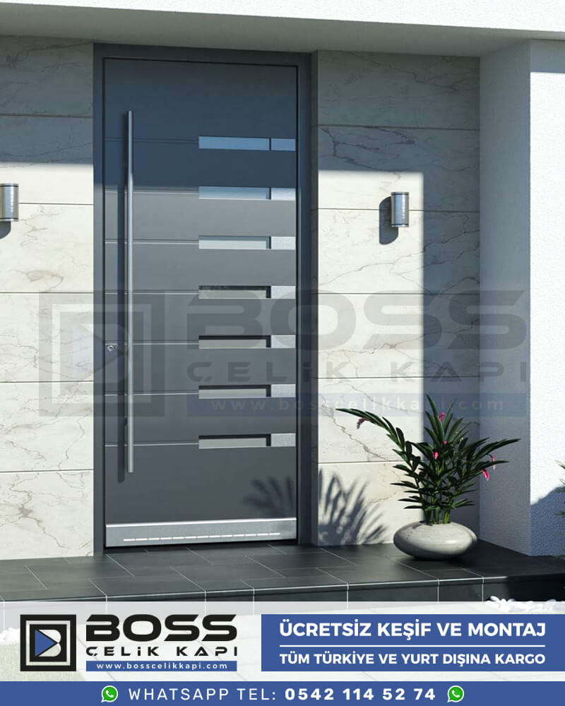 017 Boss Çelik Kapı Haustür, Haustürmodelle, haustüren, Preise für Haustüren, Haustüren Composite, Haustüre Villa, Villa Türmodelle, Haustür Stahl,