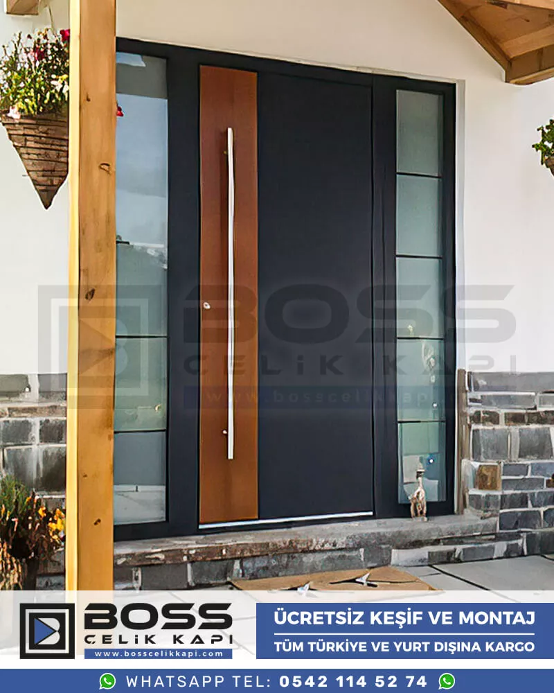 020 Boss Çelik Kapı Haustür, Haustürmodelle, haustüren, Preise für Haustüren, Haustüren Composite, Haustüre Villa, Villa Türmodelle, Haustür Stahl,