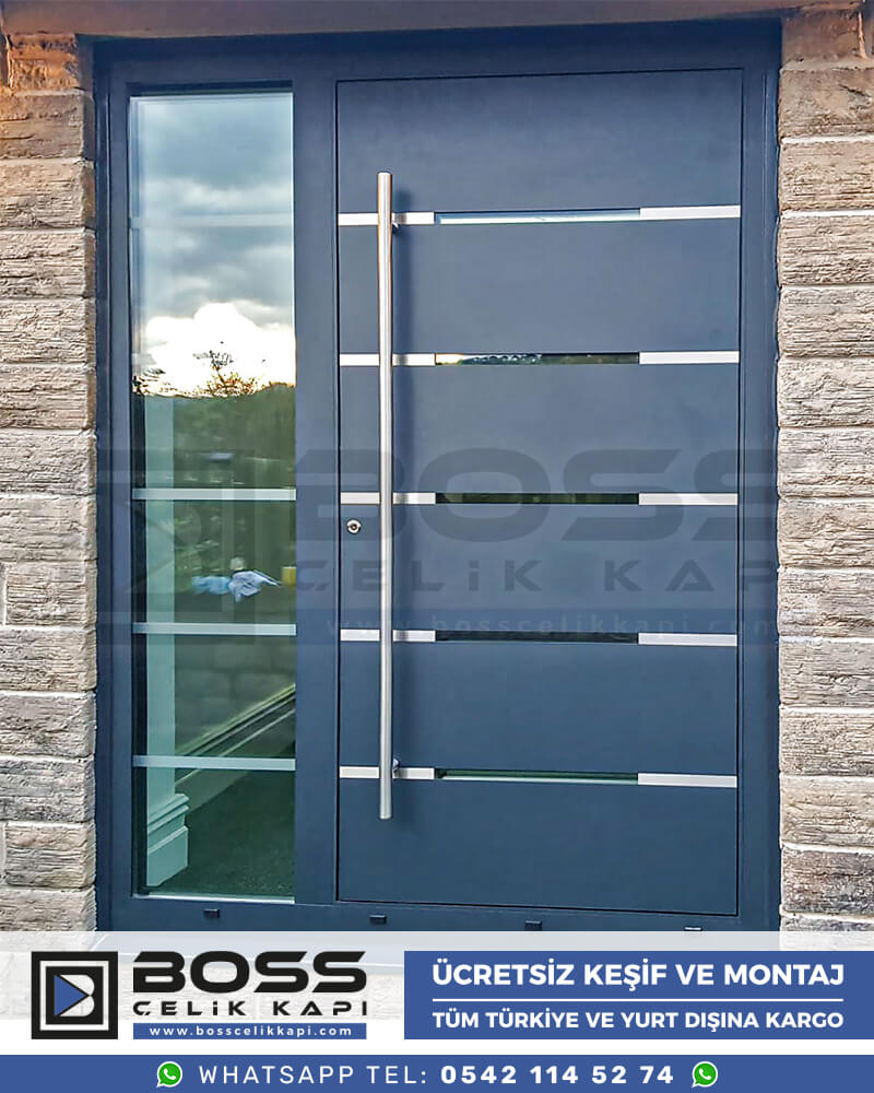 021 Boss Çelik Kapı Haustür, Haustürmodelle, haustüren, Preise für Haustüren, Haustüren Composite, Haustüre Villa, Villa Türmodelle, Haustür Stahl,