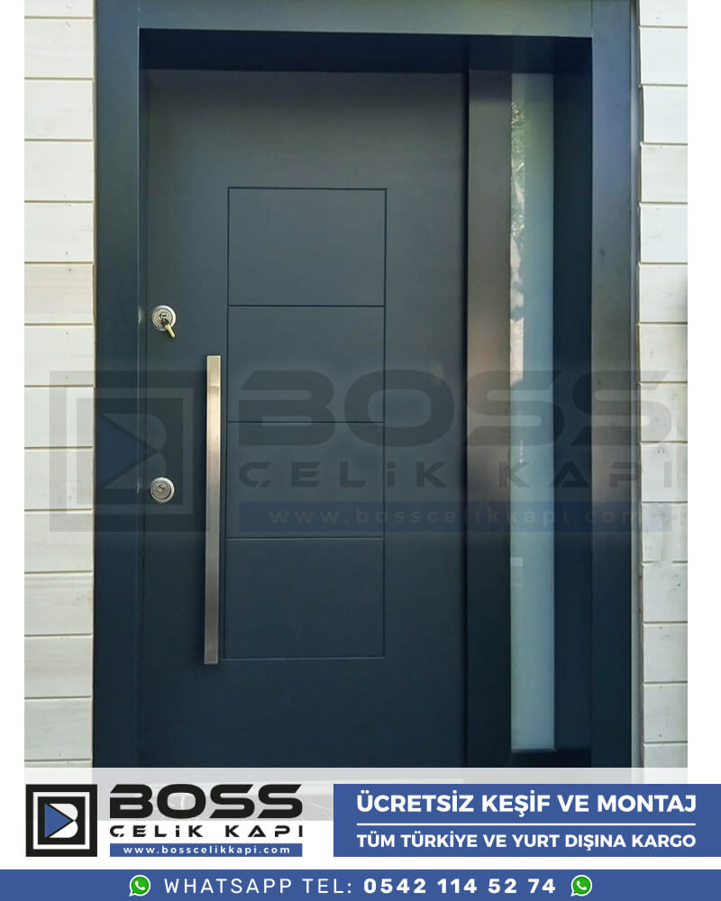 023 Boss Çelik Kapı Haustür, Haustürmodelle, haustüren, Preise für Haustüren, Haustüren Composite, Haustüre Villa, Villa Türmodelle, Haustür Stahl,