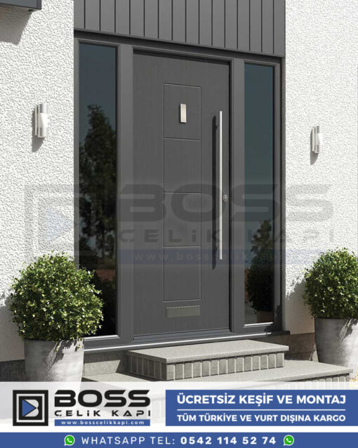031 Boss Çelik Kapı Kompozit Villa Kapısı Modelleri İndirimli Villa Kapısı Fiyatları Villa Giriş Kapısı 12