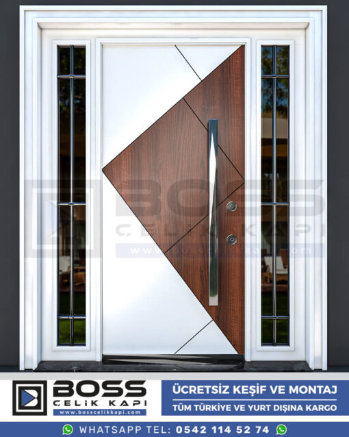 038 Boss Çelik Kapı Kompozit Villa Kapısı Modelleri İndirimli Villa Kapısı Fiyatları Villa Giriş Kapısı 28