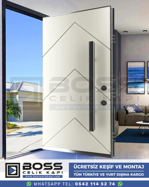 044 Boss Çelik Kapı Kompozit Villa Kapısı Modelleri İndirimli Villa Kapısı Fiyatları Villa Giriş Kapısı 39