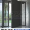 052 Kompozit Villa Kapısı Modelleri Boss Çelik Kapı Villa Giriş Kapısı Antrasit Gri
