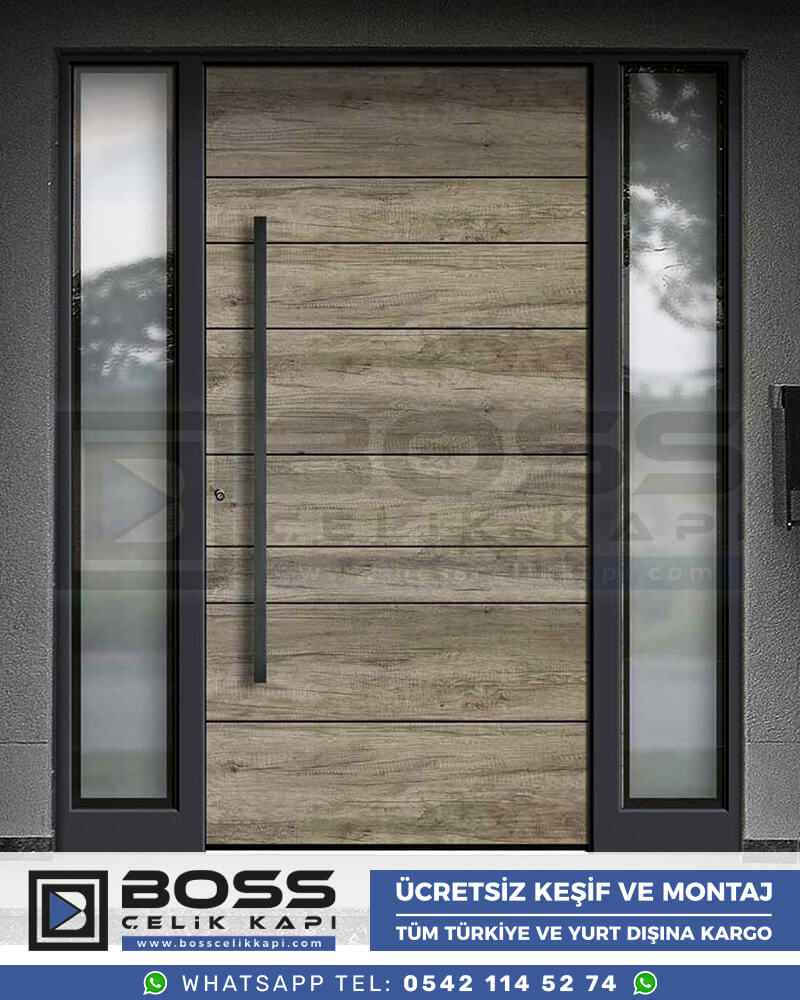 053 Kompozit Villa Kapısı Modelleri Boss Çelik Kapı Villa Giriş Kapısı Fiyatları