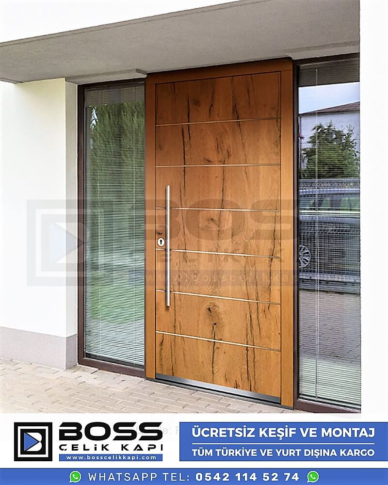 061 Boss Çelik Kapı Haustür, Haustürmodelle, haustüren, Preise für Haustüren, Haustüren Composite, Haustüre Villa, Villa Türmodelle, Haustür Stahl,