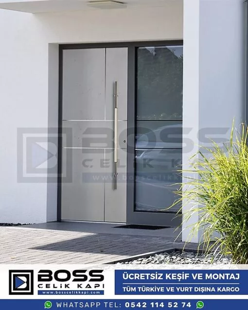 067 Boss Çelik Kapı Haustür, Haustürmodelle, Haustüren, Preise Für Haustüren, Haustüren Composite, Haustüre Villa, Villa Türmodelle, Haustür Stahl,