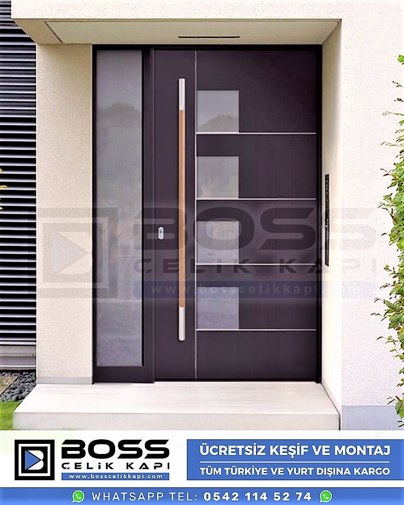 072 Boss Çelik Kapı Haustür, Haustürmodelle, haustüren, Preise für Haustüren, Haustüren Composite, Haustüre Villa, Villa Türmodelle, Haustür Stahl,