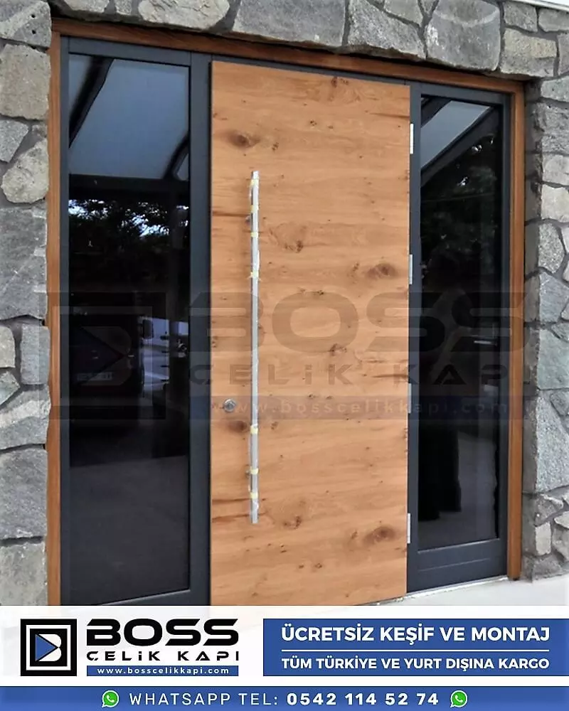 073 Boss Çelik Kapı Haustür, Haustürmodelle, Haustüren, Preise Für Haustüren, Haustüren Composite, Haustüre Villa, Villa Türmodelle, Haustür Stahl,