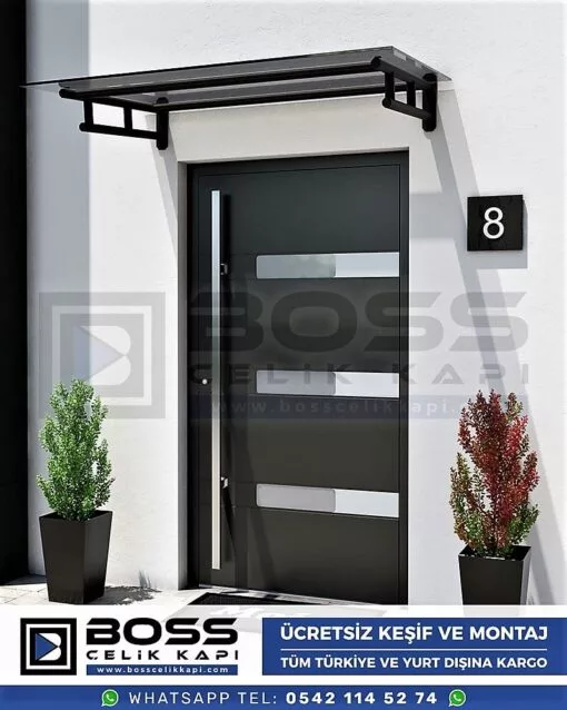 074 Boss Çelik Kapı Haustür, Haustürmodelle, Haustüren, Preise Für Haustüren, Haustüren Composite, Haustüre Villa, Villa Türmodelle, Haustür Stahl,