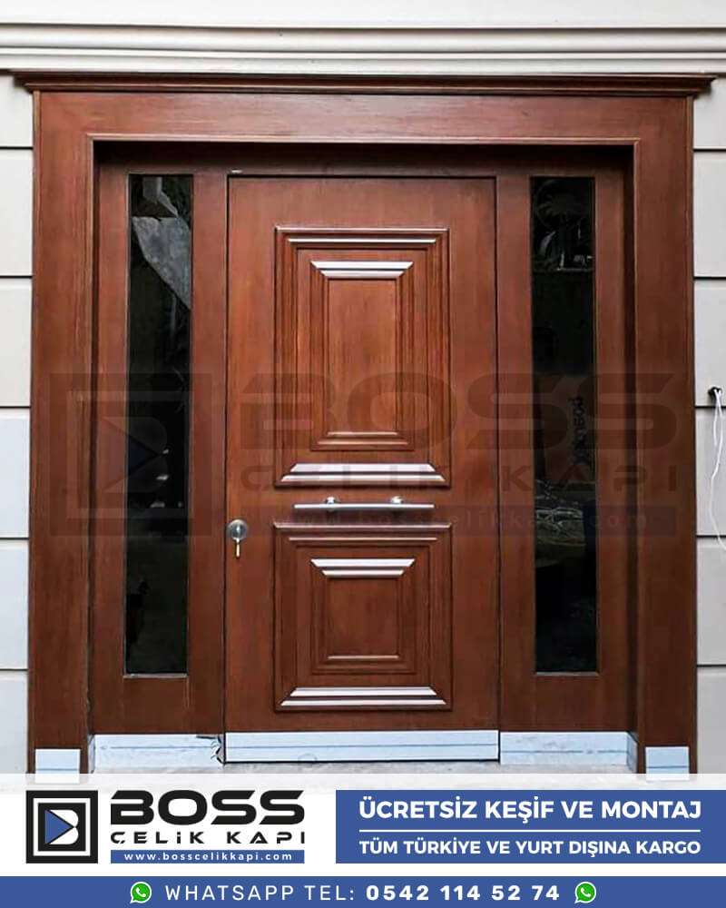 106 Haustür, Haustürmodelle, haustüren, Preise für Haustüren, Haustüren Composite, Haustüre Villa, Villa Türmodelle, Haustür Stahl, Haustür Stahl Preis Boss Çelik Kapı