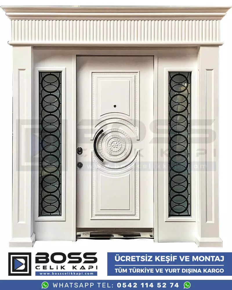 110 Haustür, Haustürmodelle, haustüren, Preise für Haustüren, Haustüren Composite, Haustüre Villa, Villa Türmodelle, Haustür Stahl, Haustür Stahl Preis Boss Çelik Kapı