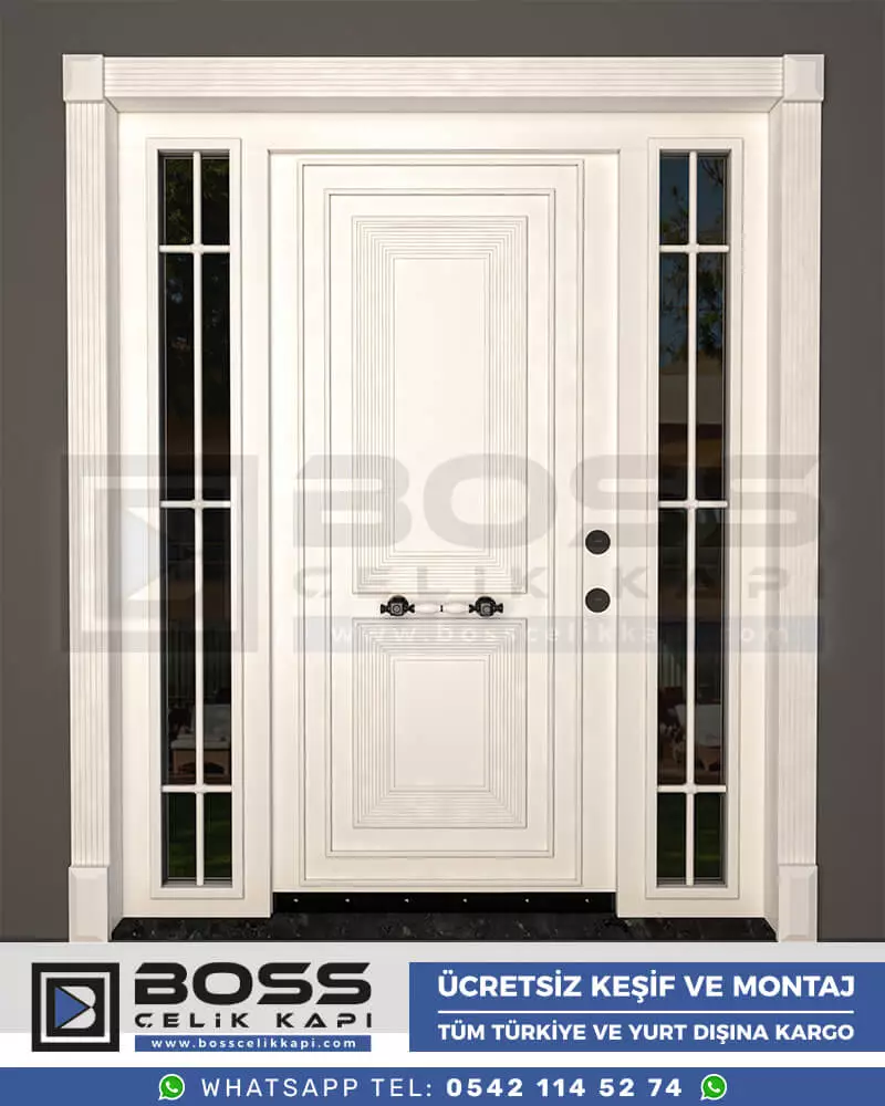 128 Haustür, Haustürmodelle, Haustüren, Preise Für Haustüren, Haustüren Composite, Haustüre Villa, Villa Türmodelle, Haustür Stahl, Haustür Stahl Preis Boss Çelik Kapı