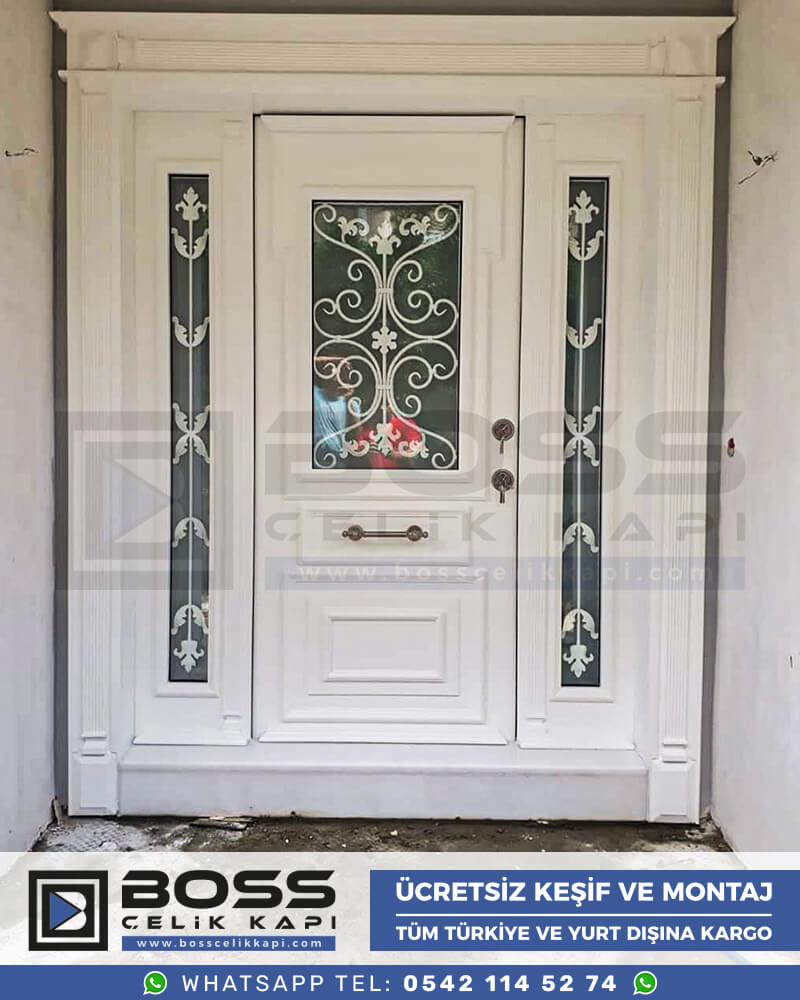 133 Haustür, Haustürmodelle, haustüren, Preise für Haustüren, Haustüren Composite, Haustüre Villa, Villa Türmodelle, Haustür Stahl, Haustür Stahl Preis Boss Çelik Kapı