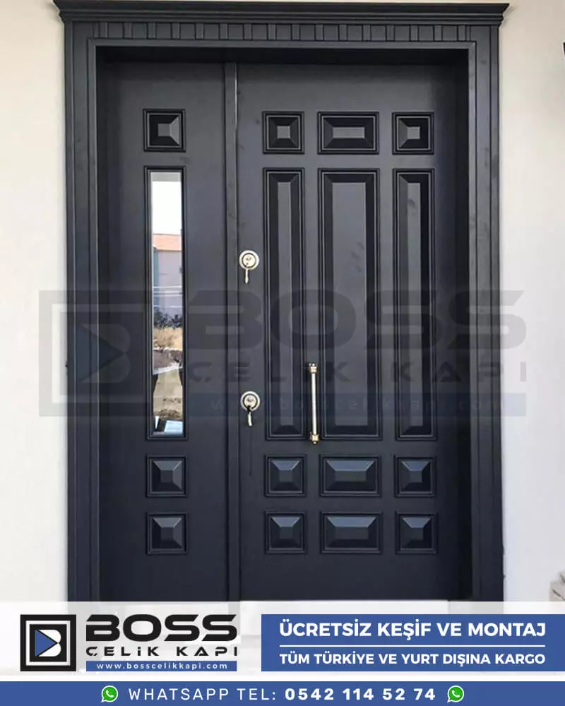 140 Haustür, Haustürmodelle, Haustüren, Preise Für Haustüren, Haustüren Composite, Haustüre Villa, Villa Türmodelle, Haustür Stahl, Haustür Stahl Preis Boss Çelik Kapı