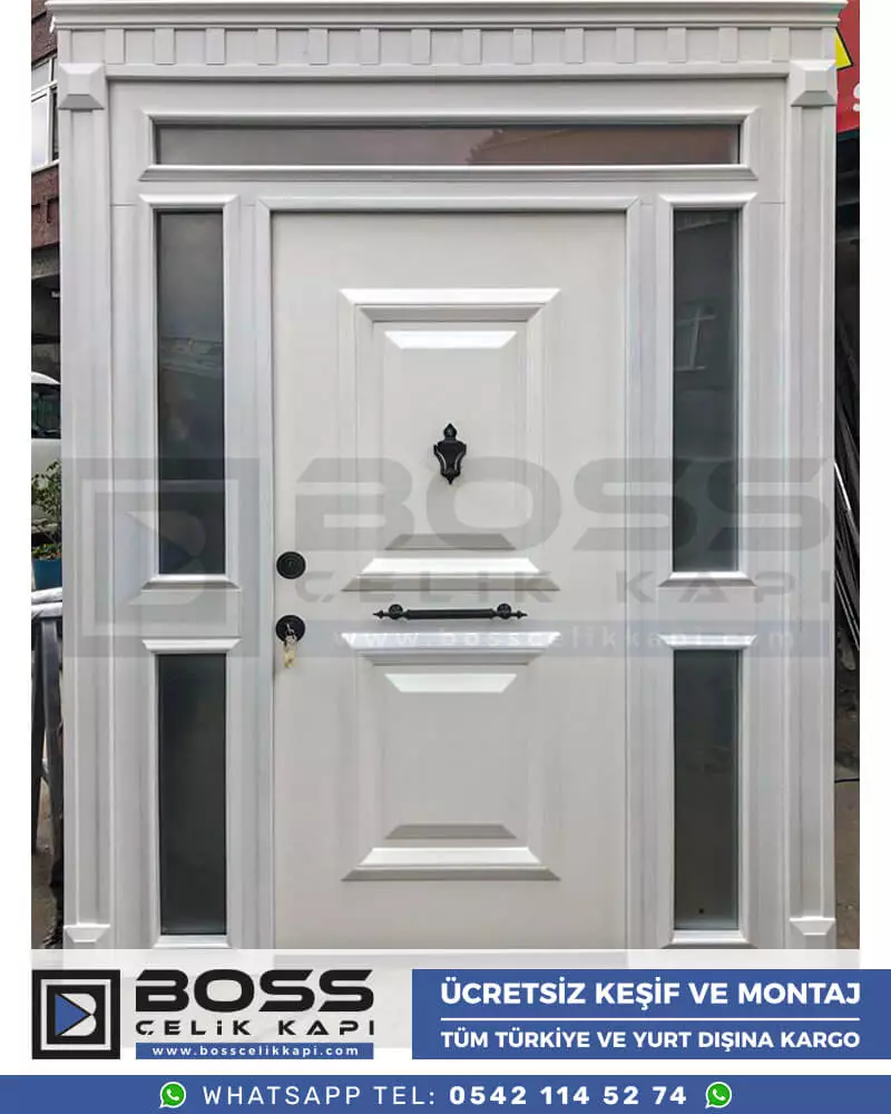 141 Haustür, Haustürmodelle, haustüren, Preise für Haustüren, Haustüren Composite, Haustüre Villa, Villa Türmodelle, Haustür Stahl, Haustür Stahl Preis Boss Çelik Kapı