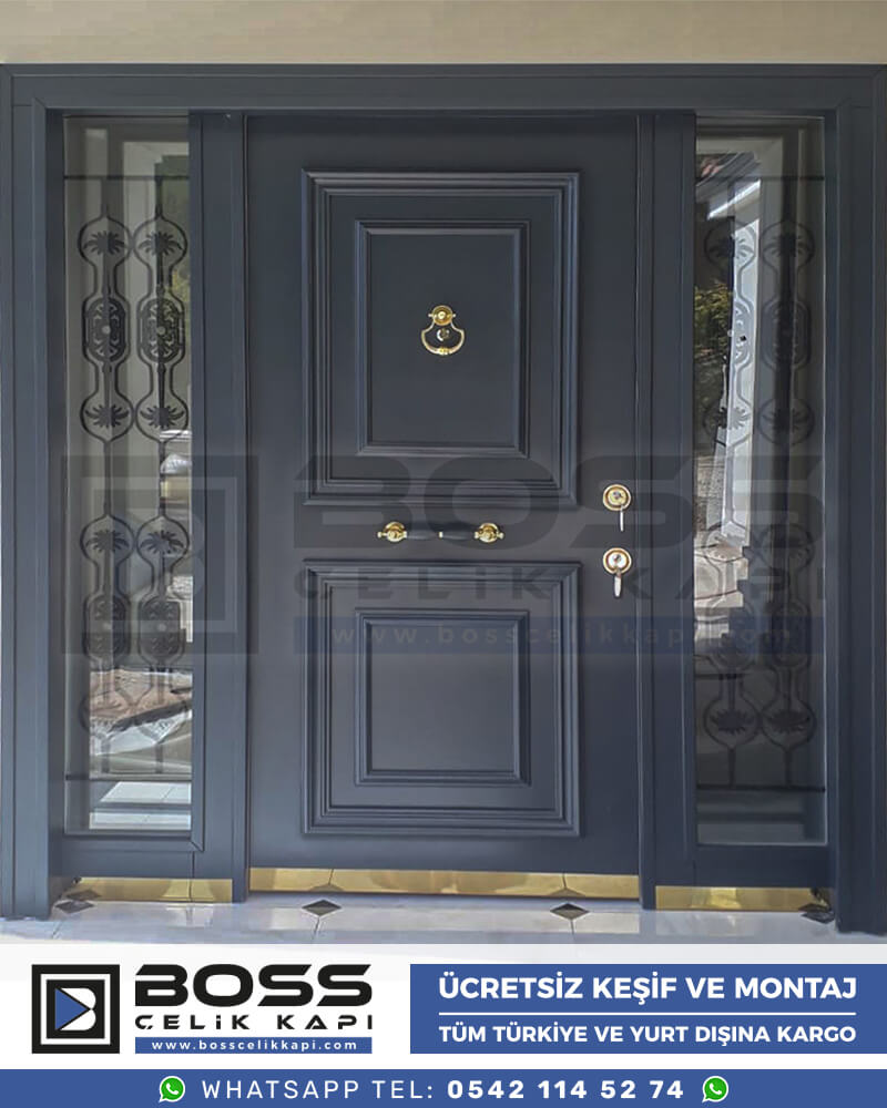 144 Haustür, Haustürmodelle, haustüren, Preise für Haustüren, Haustüren Composite, Haustüre Villa, Villa Türmodelle, Haustür Stahl, Haustür Stahl Preis Boss Çelik Kapı