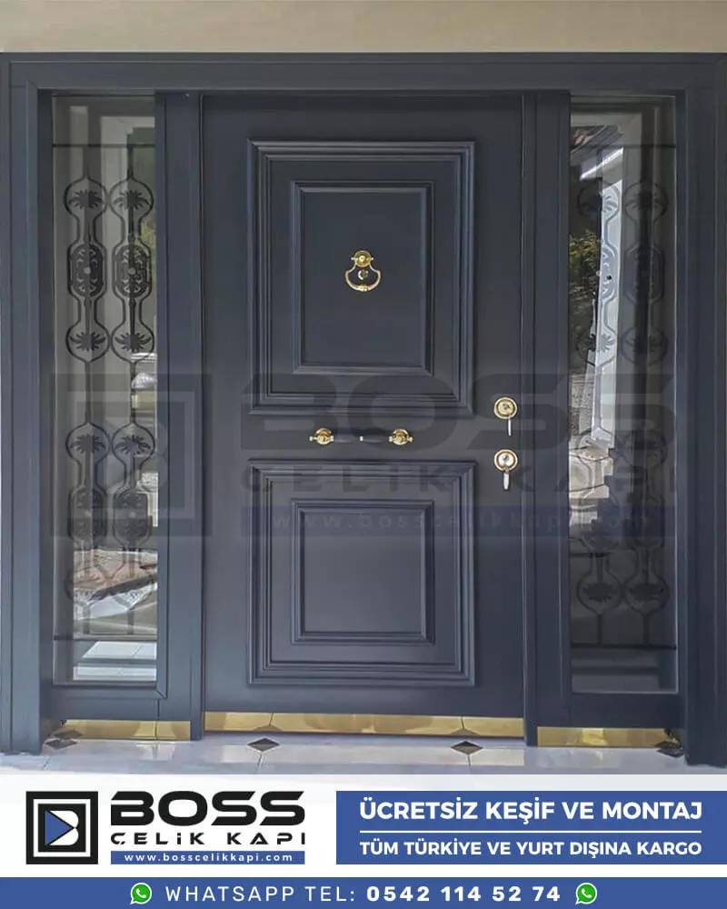 144 Haustür, Haustürmodelle, Haustüren, Preise Für Haustüren, Haustüren Composite, Haustüre Villa, Villa Türmodelle, Haustür Stahl, Haustür Stahl Preis Boss Çelik Kapı