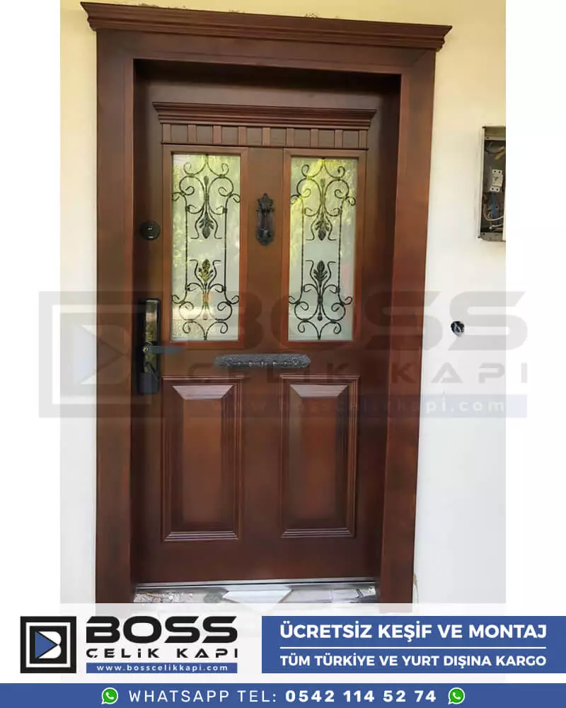 151 Haustür, Haustürmodelle, haustüren, Preise für Haustüren, Haustüren Composite, Haustüre Villa, Villa Türmodelle, Haustür Stahl, Haustür Stahl Preis Boss Çelik Kapı