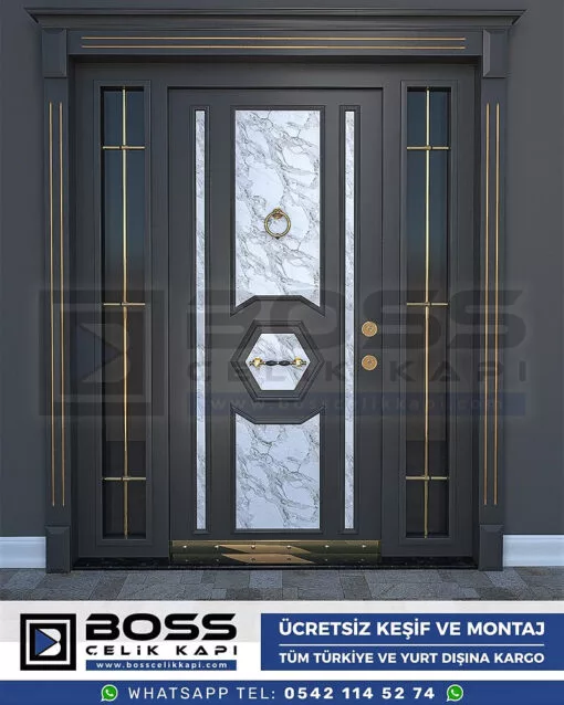 158 Haustür, Haustürmodelle, Haustüren, Preise Für Haustüren, Haustüren Composite, Haustüre Villa, Villa Türmodelle, Haustür Stahl, Haustür Stahl Preis Boss Çelik Kapı