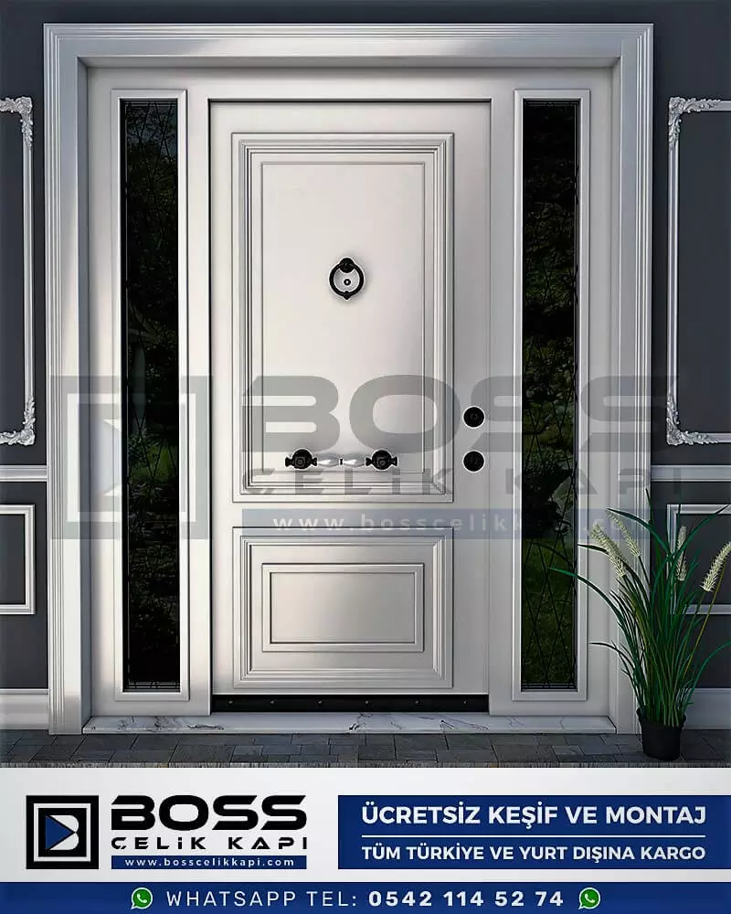 162 Haustür, Haustürmodelle, Haustüren, Preise Für Haustüren, Haustüren Composite, Haustüre Villa, Villa Türmodelle, Haustür Stahl, Haustür Stahl Preis Boss Çelik Kapı