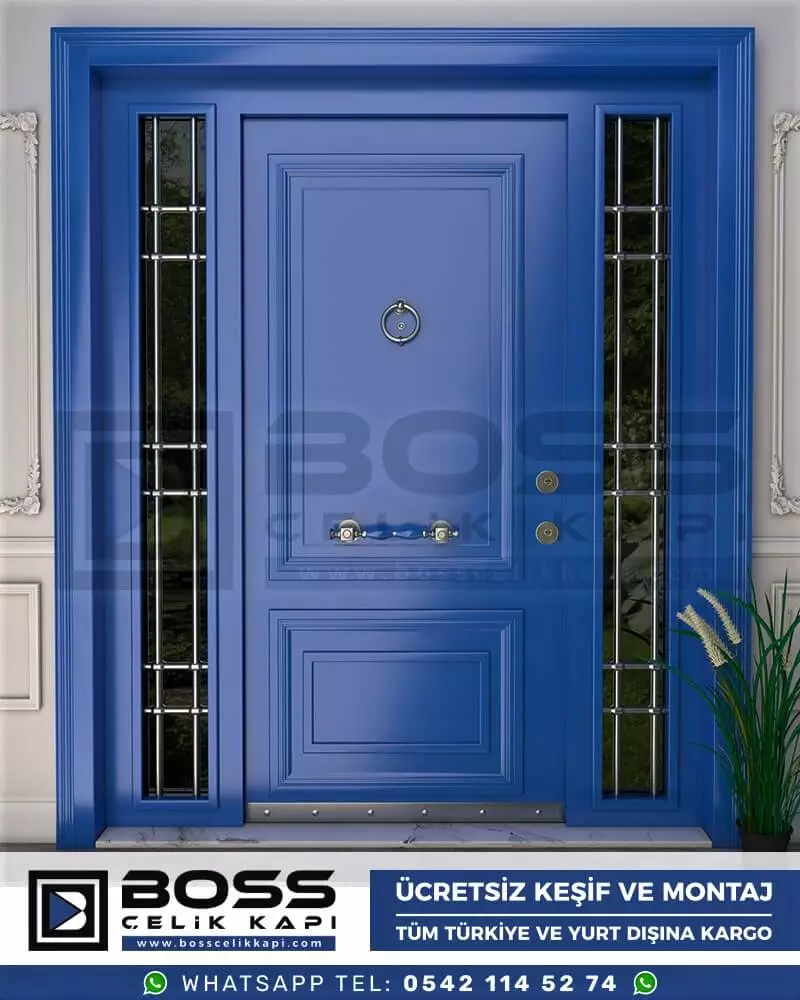 166 Haustür, Haustürmodelle, haustüren, Preise für Haustüren, Haustüren Composite, Haustüre Villa, Villa Türmodelle, Haustür Stahl, Haustür Stahl Preis Boss Çelik Kapı