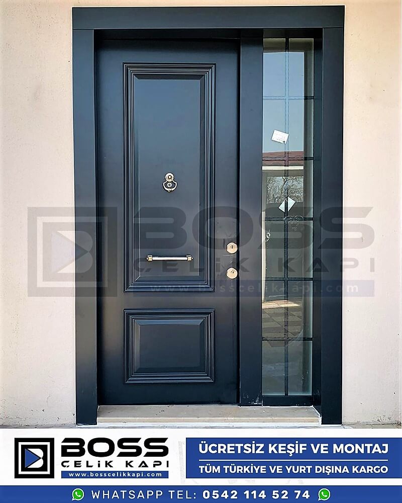 187 Haustür, Haustürmodelle, haustüren, Preise für Haustüren, Haustüren Composite, Haustüre Villa, Villa Türmodelle, Haustür Stahl, Haustür Stahl Preis Boss Çelik Kap