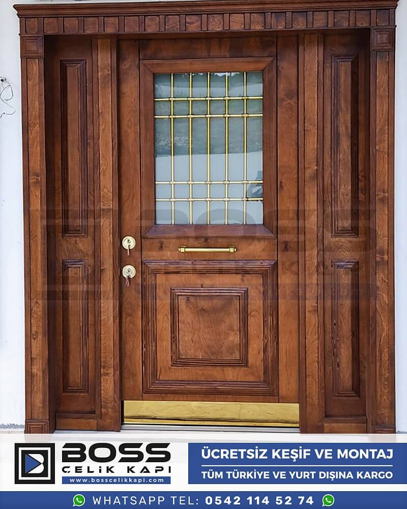 197 Haustür, Haustürmodelle, haustüren, Preise für Haustüren, Haustüren Composite, Haustüre Villa, Villa Türmodelle, Haustür Stahl, Haustür Stahl Preis Boss Çelik Kapı