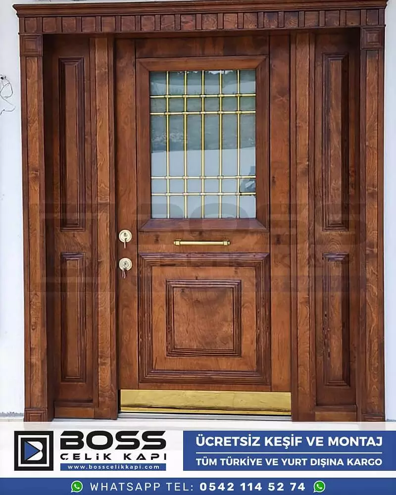 197 Haustür, Haustürmodelle, Haustüren, Preise Für Haustüren, Haustüren Composite, Haustüre Villa, Villa Türmodelle, Haustür Stahl, Haustür Stahl Preis Boss Çelik Kapı