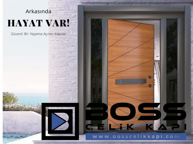 Boss Çelik Kapı Villa Kapısı Modelleri Villa Giriş Kapısı (1)