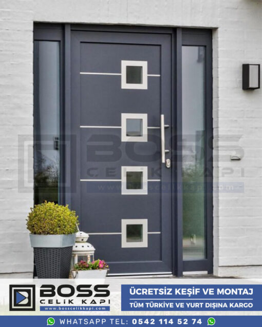 Kompozit Villa Kapısı Modelleri Boss Çelik Kapı Villa Giriş Kapısı