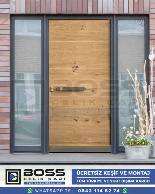 Kompozit Villa Kapısı Modelleri Boss Çelik Kapı Villa Giriş Kapısı Özel Üretim